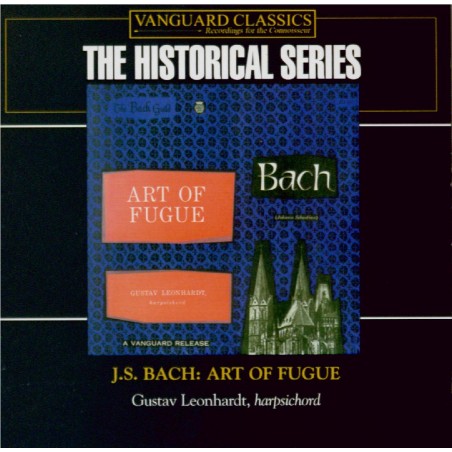 BACH - Leonhardt - L'art de la fugue (Die Kunst der Fuge), pour clavier..